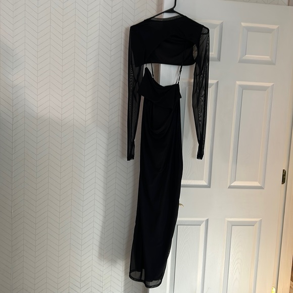 Cut out mesh black dress - Picture 2 of 6